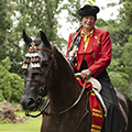 Dottie and Viento in Spanish Tack and Attire